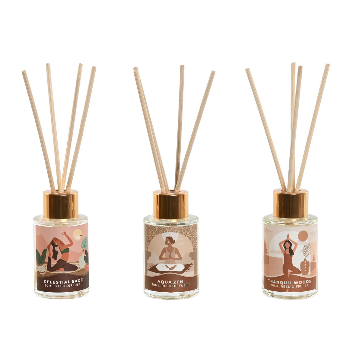 Luftfrisker Home ESPRIT Urban 30 ml (3 enheder)